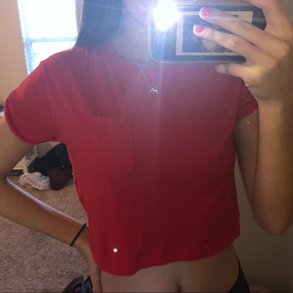 Divided H&M Cropped Box Top